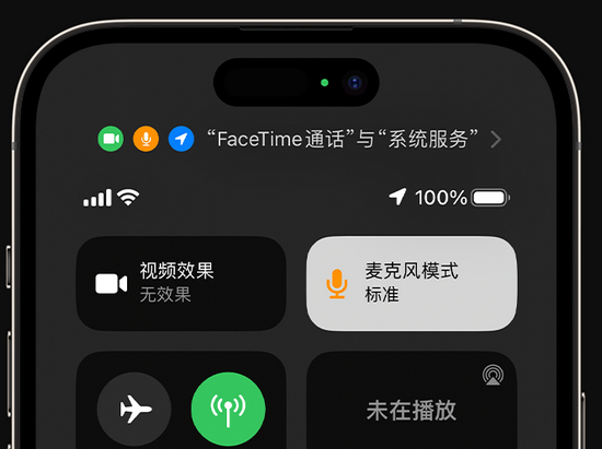 荣昌苹果授权维修网点分享iPhone在通话时让你的声音更清晰 