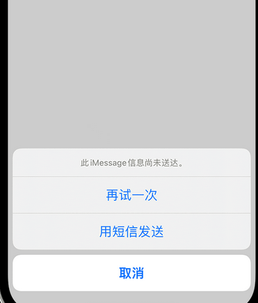 荣昌apple维修iPhone上无法正常发送iMessage信息