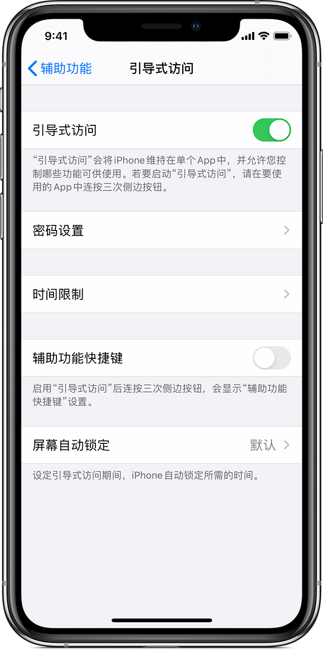 荣昌苹果手机维修分享如何在 iPhone 上退出引导式访问 