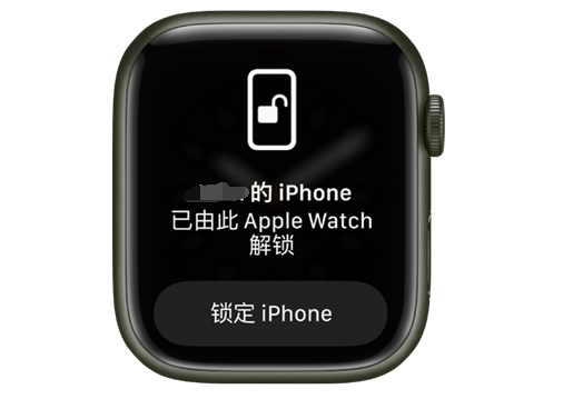 荣昌苹果手机维修分享用 AppleWatch 解锁配备面容 ID 的 iPhone方法 